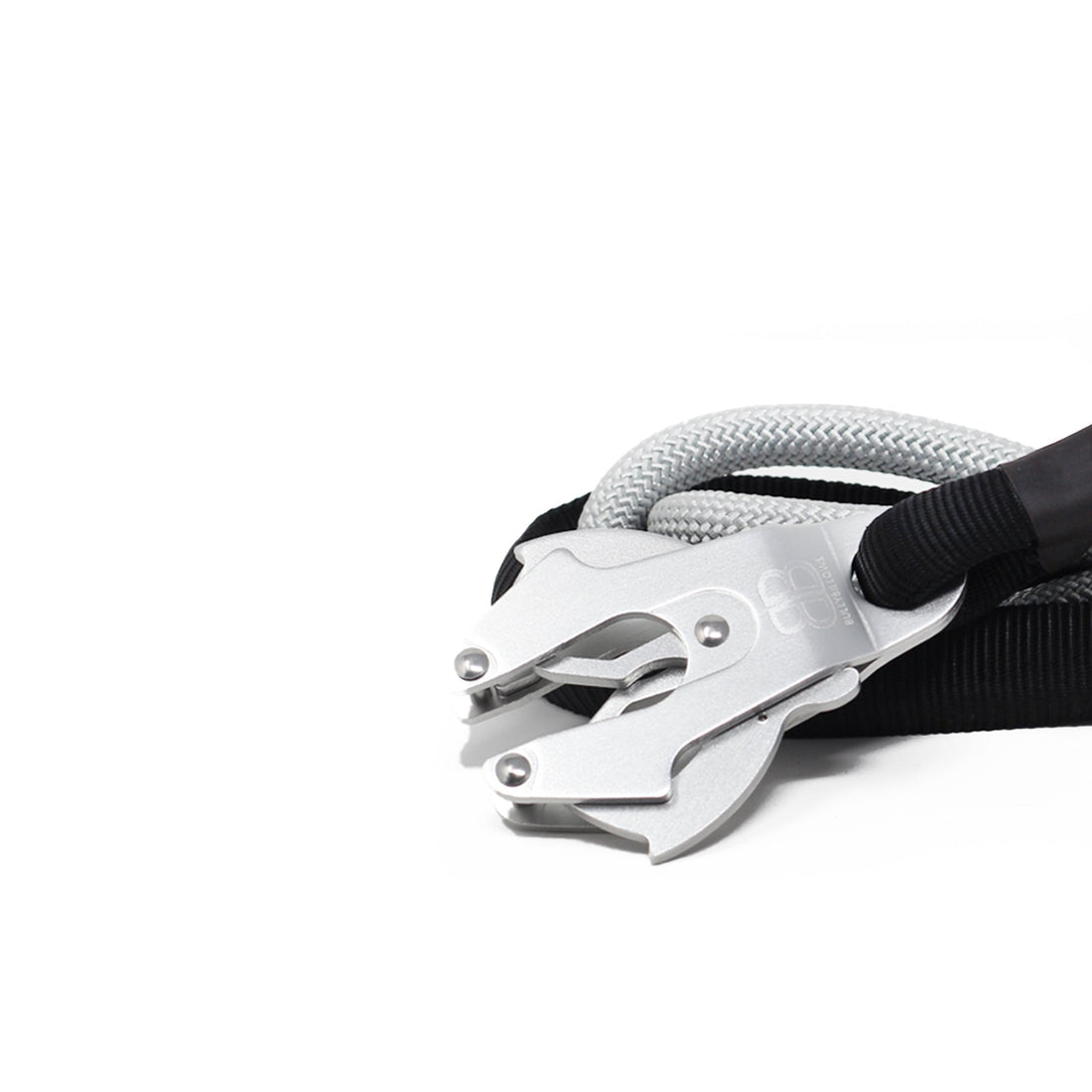 Combat Rope Lead Combat Rope Dog Leash - MATTE PLATINUM - Grey – BullyBillows Europe