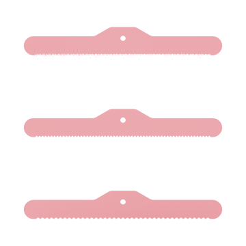 3-Piece Spare Deshedding Blade Set - Pink