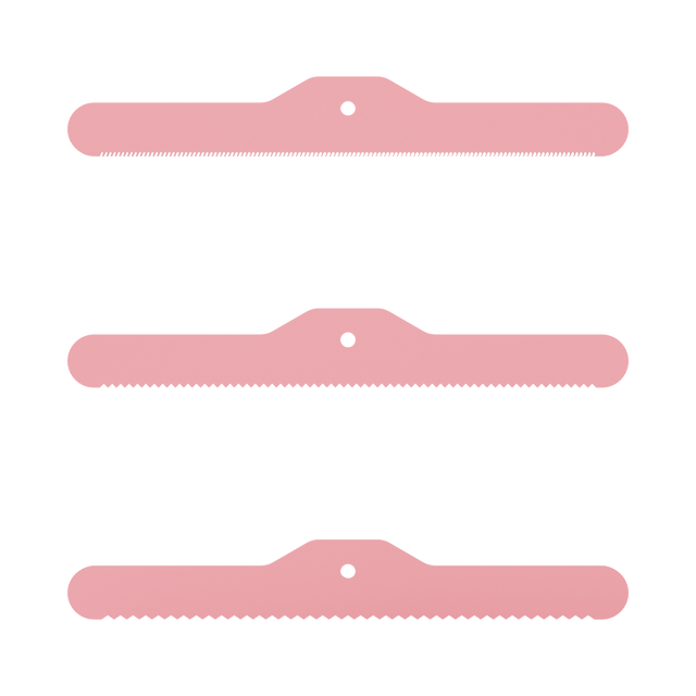 3-Piece Spare Deshedding Blade Set - Pink
