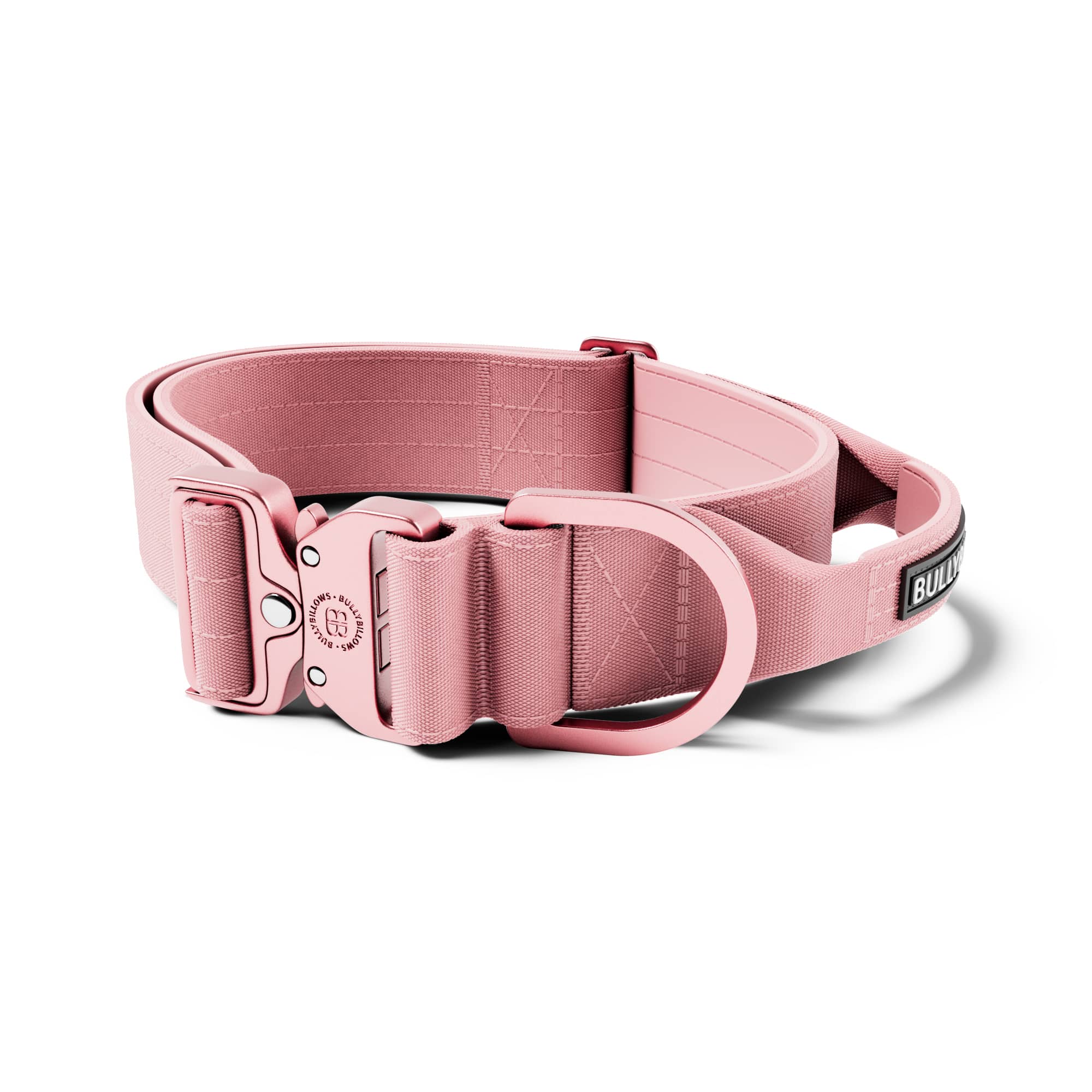 5cm LIGHTER Combat® Collar | With Handle Rated Clip - Pink x Pink – BullyBillows Europe