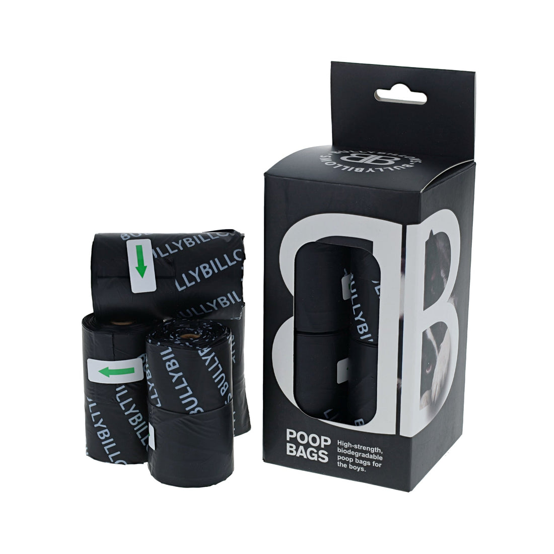 featured image of Premium Biodegradable Poop Bags With Handle - Black