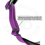 Premium Comfort Harness | Non Restrictive & Adjustable - Purple