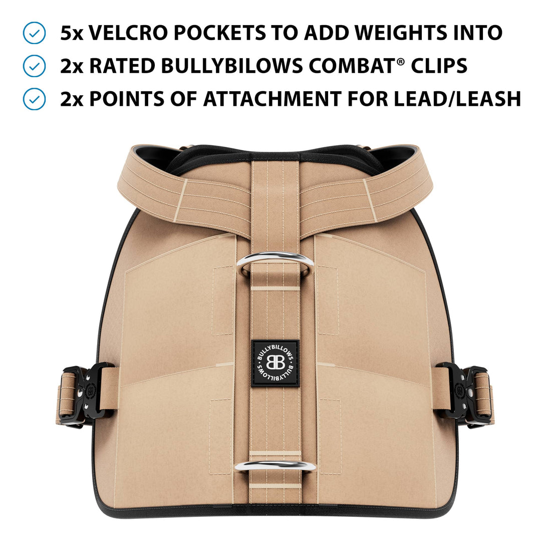 featured image of Weight & Fitness Comfort Harness | Health Enhancement - x5 Pockets - Tan